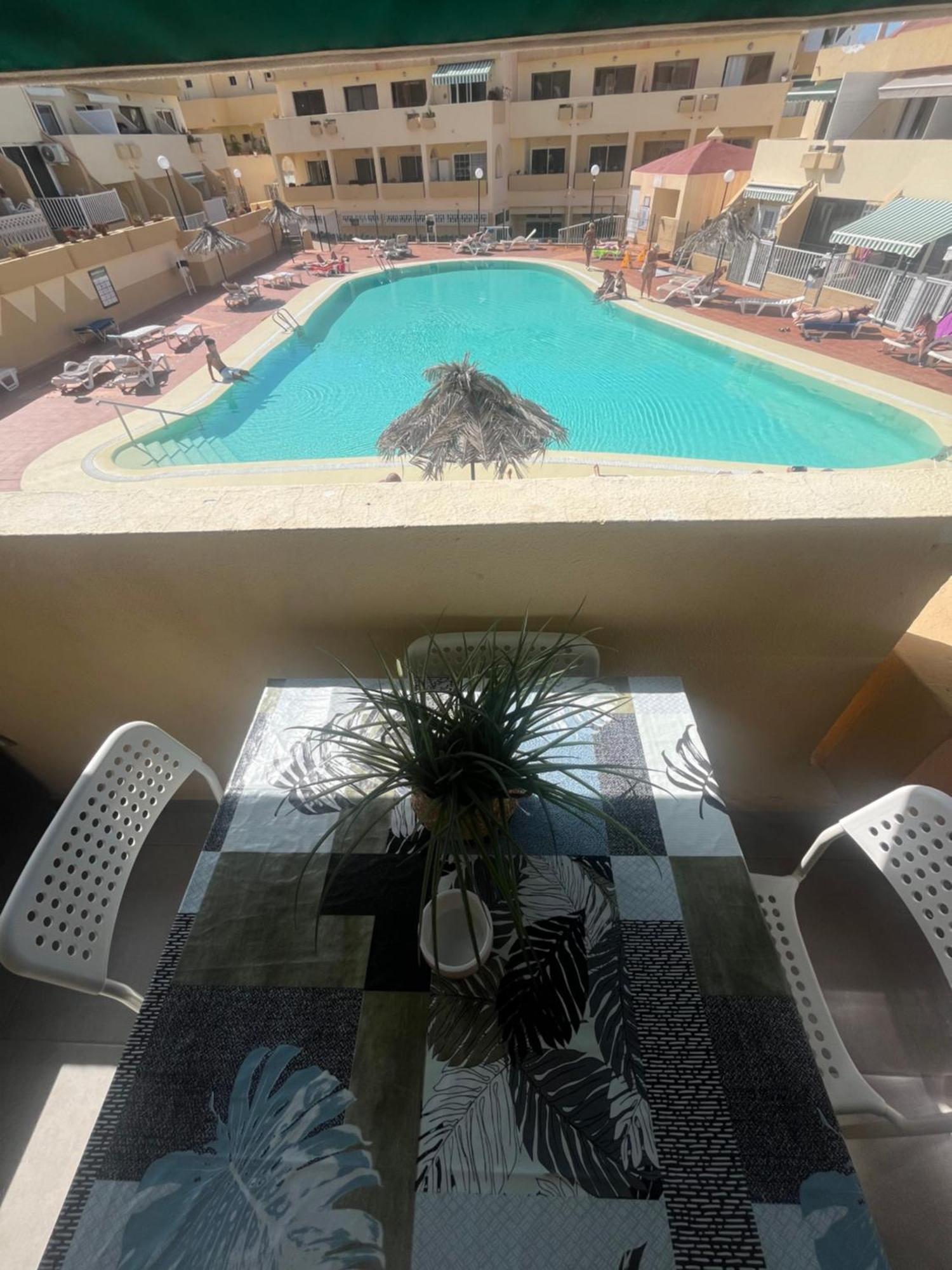 Sunny Pool View & Airco Apartament Symon Mareverde Costa Adeje  Eksteriør bilde